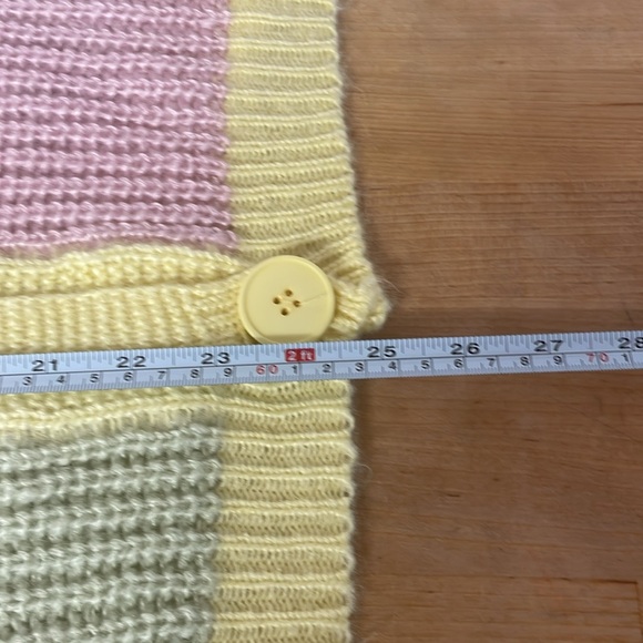 Princess Polly Naomi multicoloured V neck oversized cardigan women’s size L/XL - Picture 14 of 14